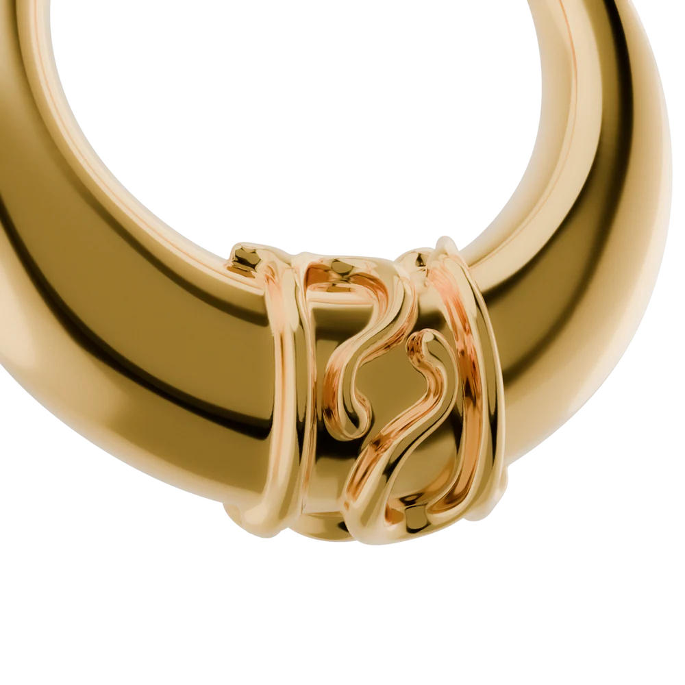 アクセサリー POINTLESS JOURNEY EAR RING PJ LOGO GOLD POINTLESS